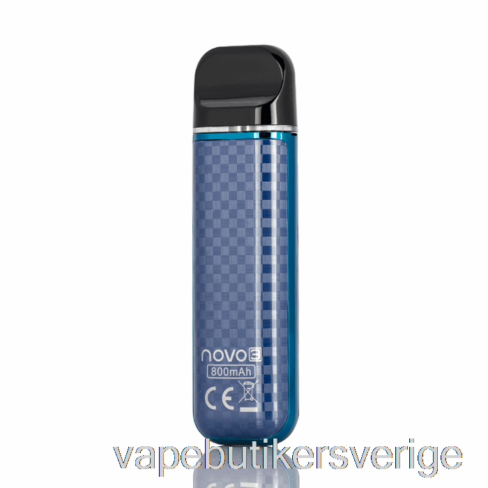 Vape Sverige Smok Novo 3 25w Podsystem Blå Kolfiber